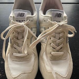 New Balance 574 White Sneakers